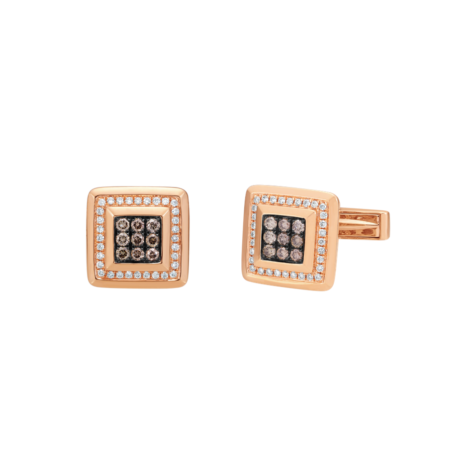 Manžetové knoflíky s diamanty Exemplary