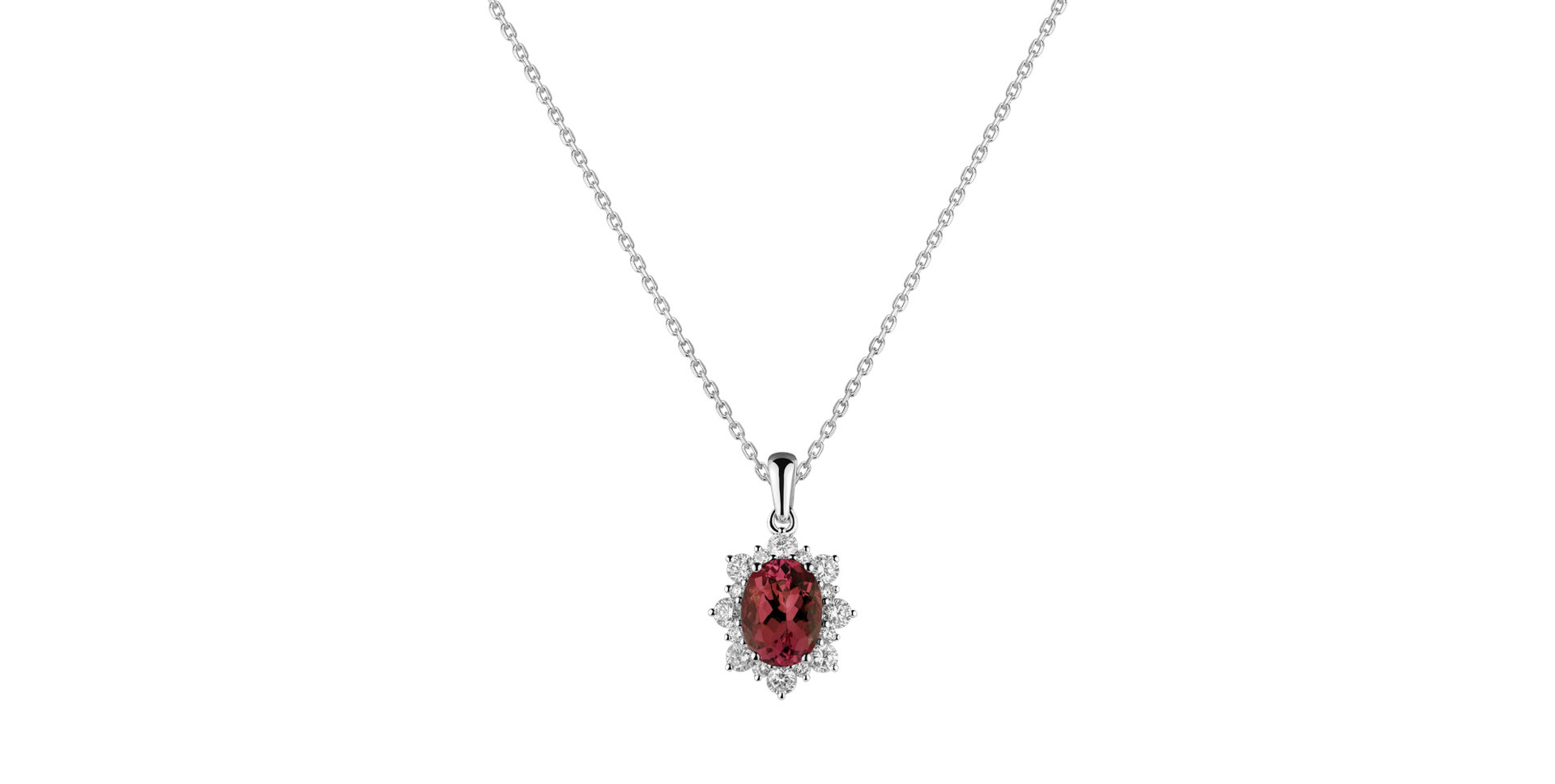 Přívěs s rubínem a diamanty Royal Aurora