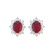 Náušnice s rubínem a diamanty Mary Magdalene2