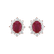 Náušnice s rubínem a diamanty Mary Magdalene2