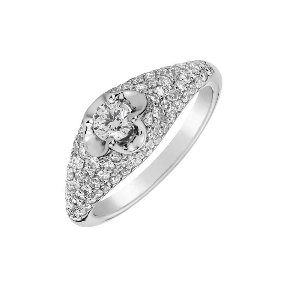 Prsten s diamanty Deluxe Quatrefoil