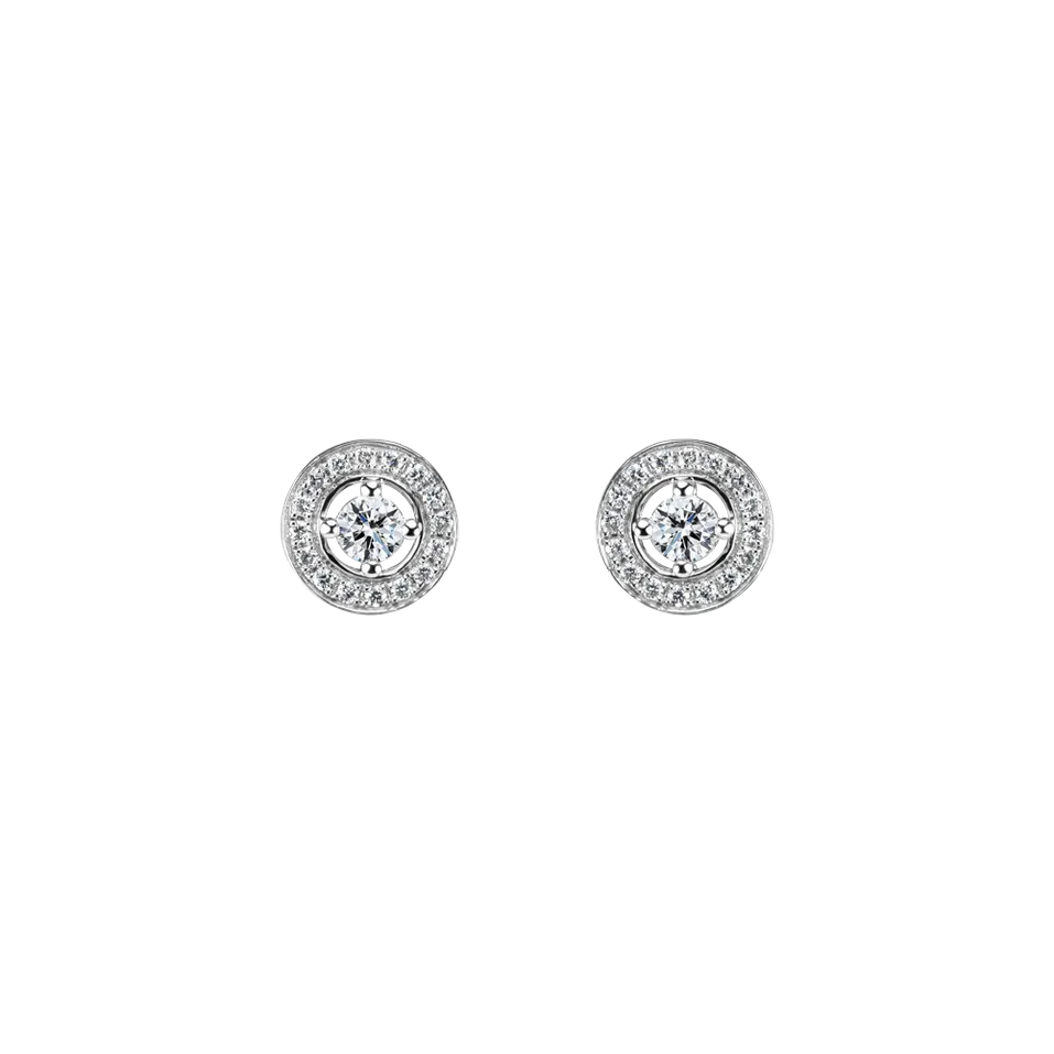 Náušnice s diamanty Sparkling Rain