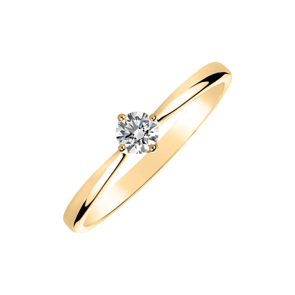 Prsten s diamantem Love Glow