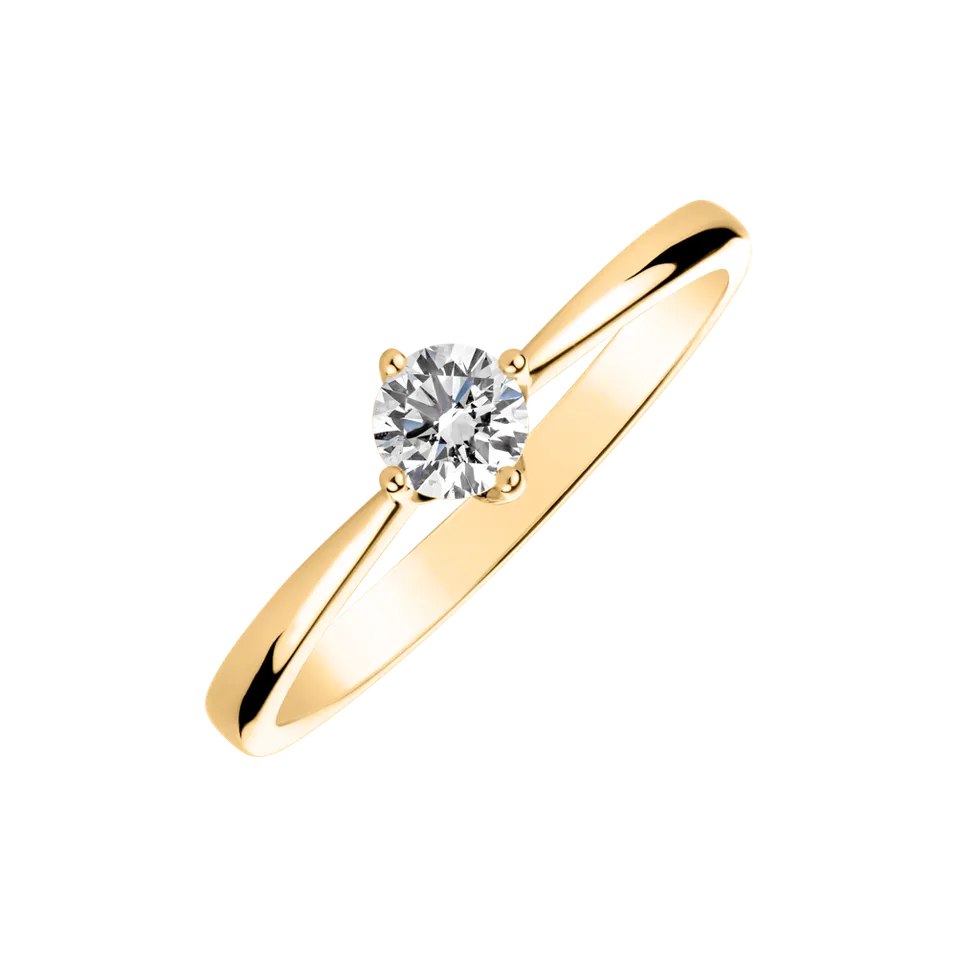 Prsten s diamantem Love Glow