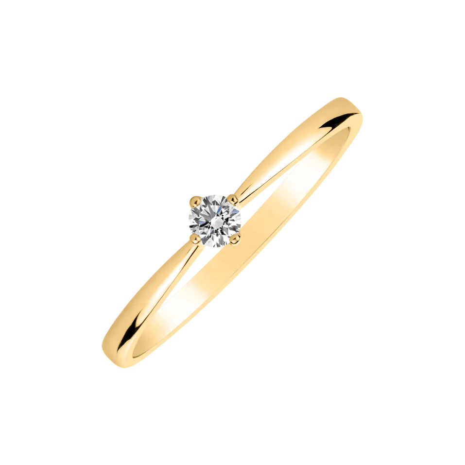 Prsten s diamantem Love Glow