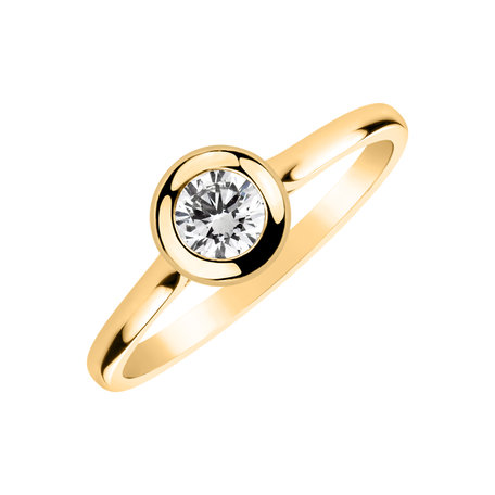 Prsten s diamantem Classy Dot