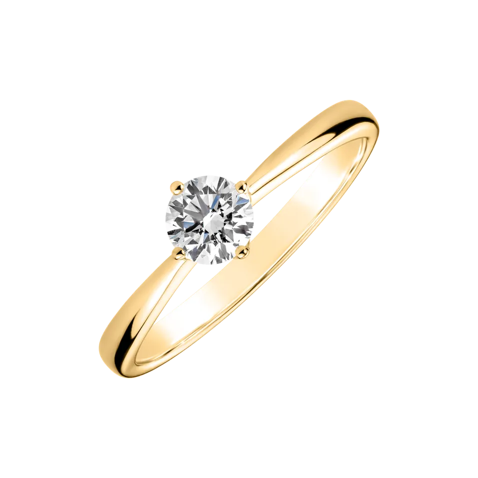 Prsten s diamantem Love Glow