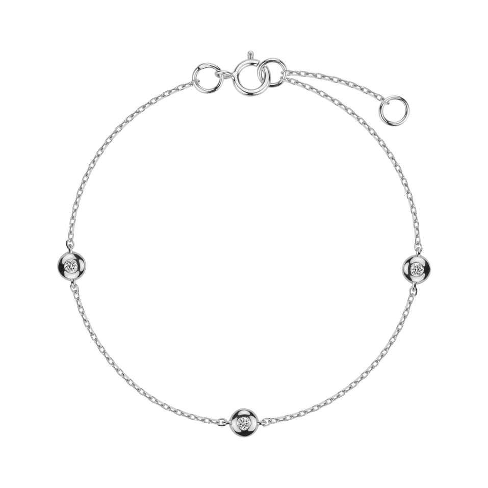 Náramek s diamanty Sparkling Dot