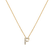 Náhrdelník s diamanty Glittering Letter F2