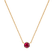 Náhrdelník s rubínem Essential Drop2