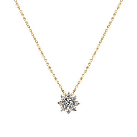 Náhrdelník 14kt žluté zlato s diamantem Celestial Sparkle
