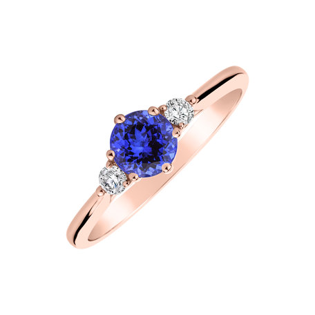 Prsten s tanzanitem a diamanty Midnight Serenity