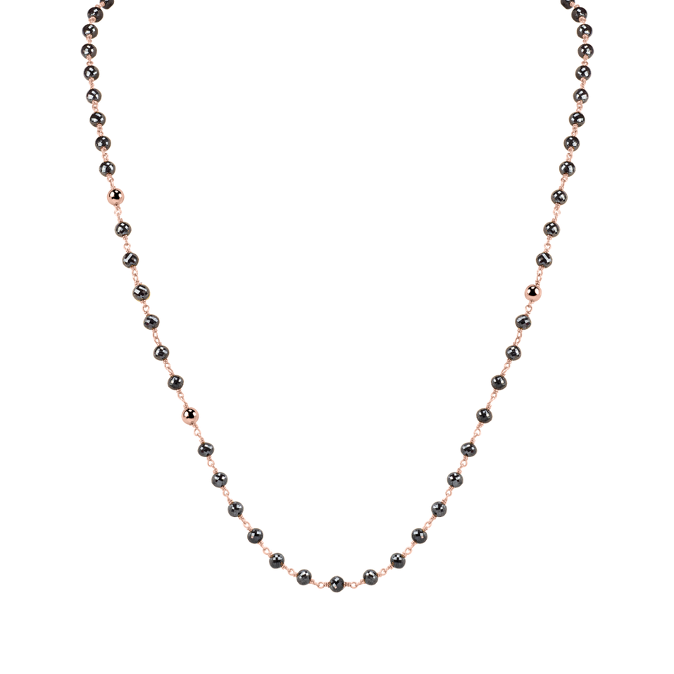 Náhrdelník s černými diamanty Darkness Sorrow