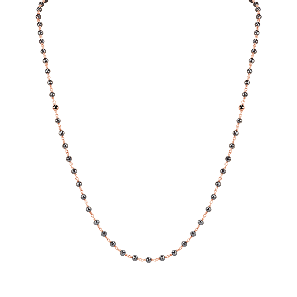 Náhrdelník s černými diamanty Darkness Sorrow