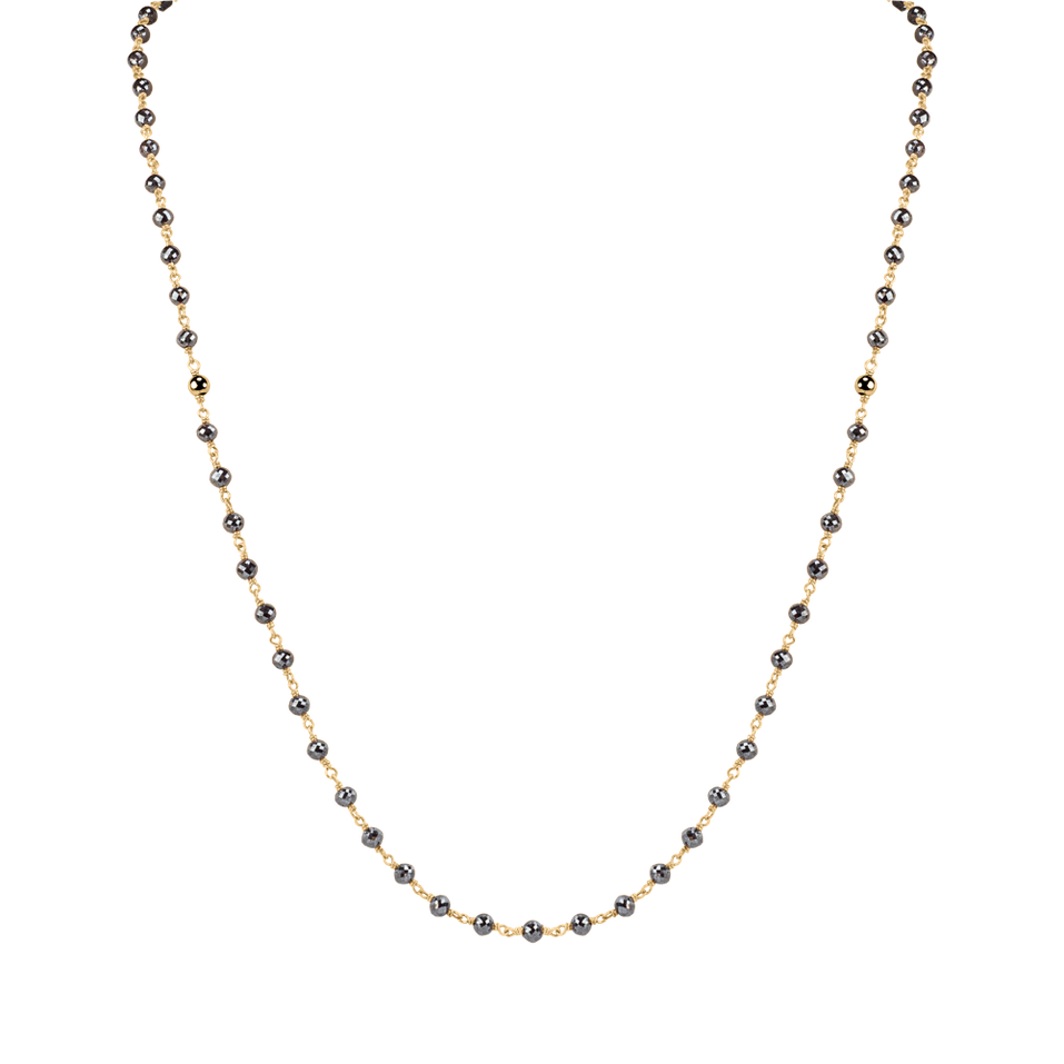 Náhrdelník s černými diamanty Darkness Sorrow