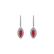 Náušnice s rubínem a diamanty Red Leafs2