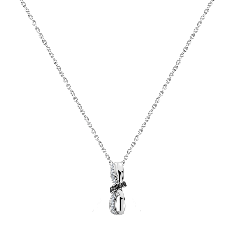 Náhrdelník s diamanty Tempting Ribbon