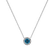 Náhrdelník s bílými a modrými diamanty Dream Sparkle2