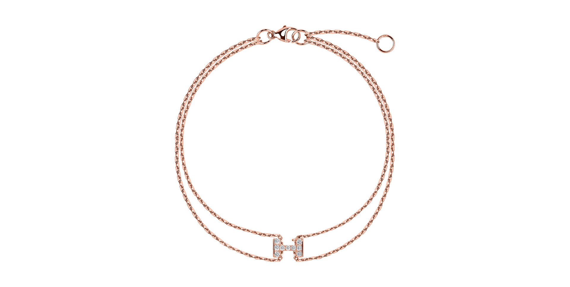 Náramek s diamanty Magic Letter