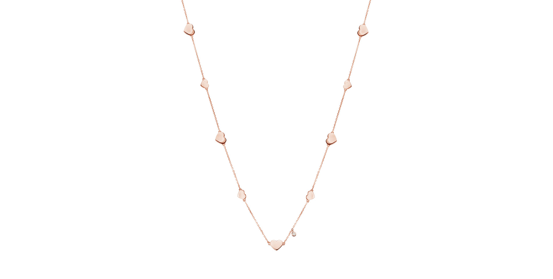 Náhrdelník s diamantem Heartlyn