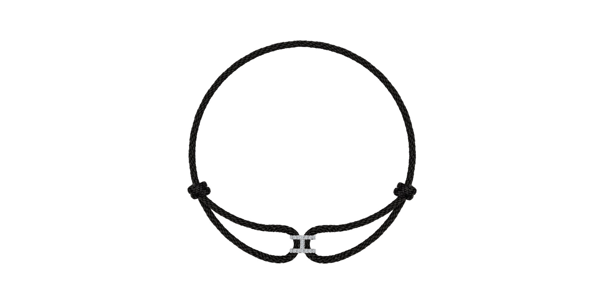 Náramek s diamanty Alphabet Delight