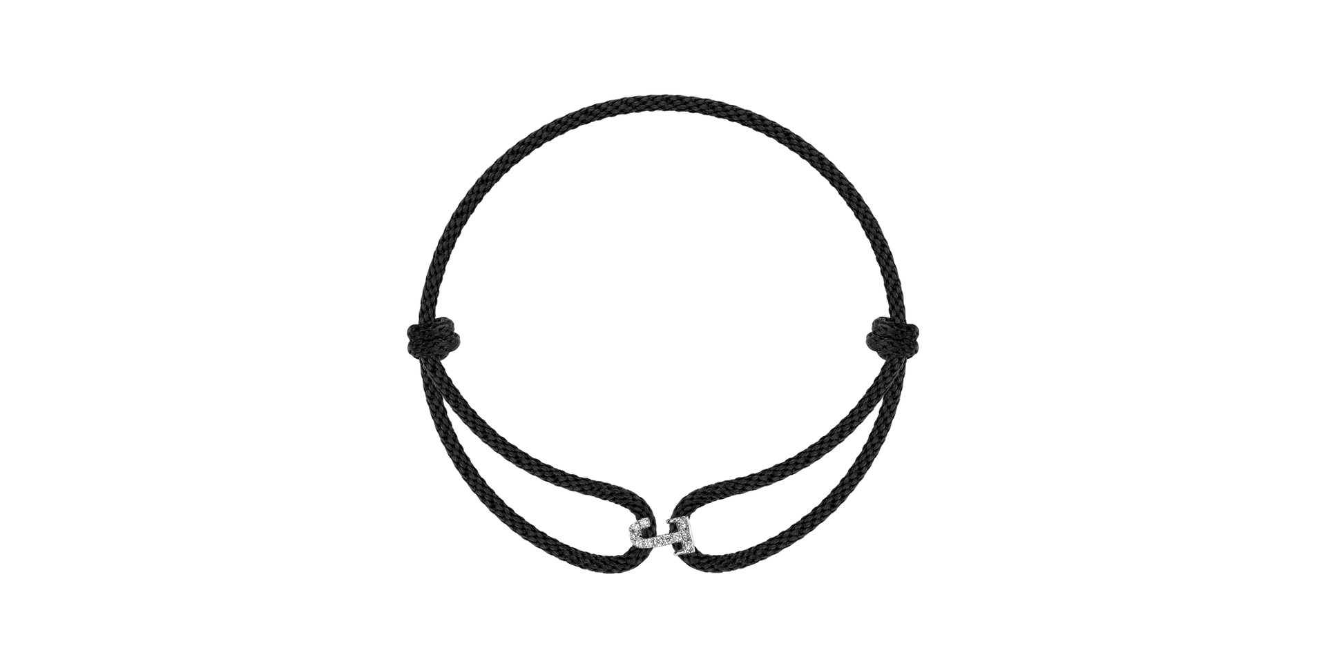 Náramek s diamanty Alphabeth Delight