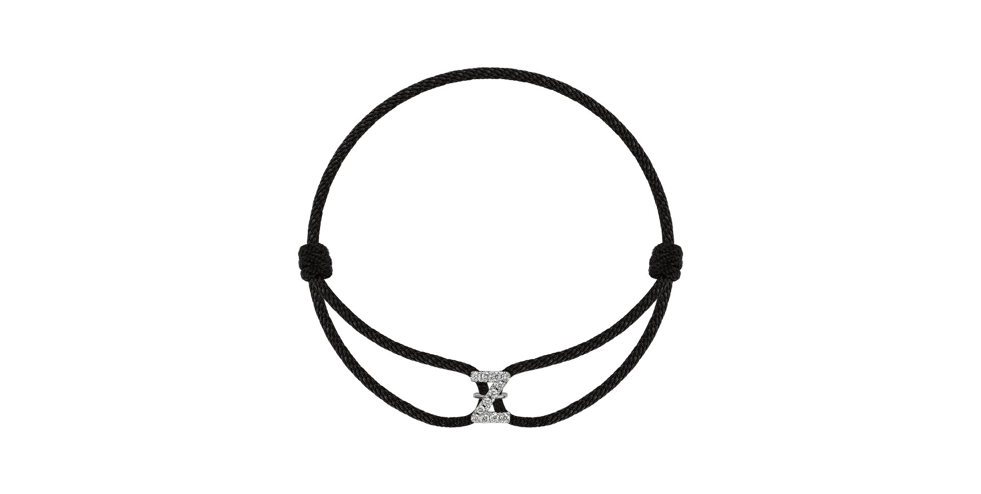 Náramek s diamanty Miracle Alphabet