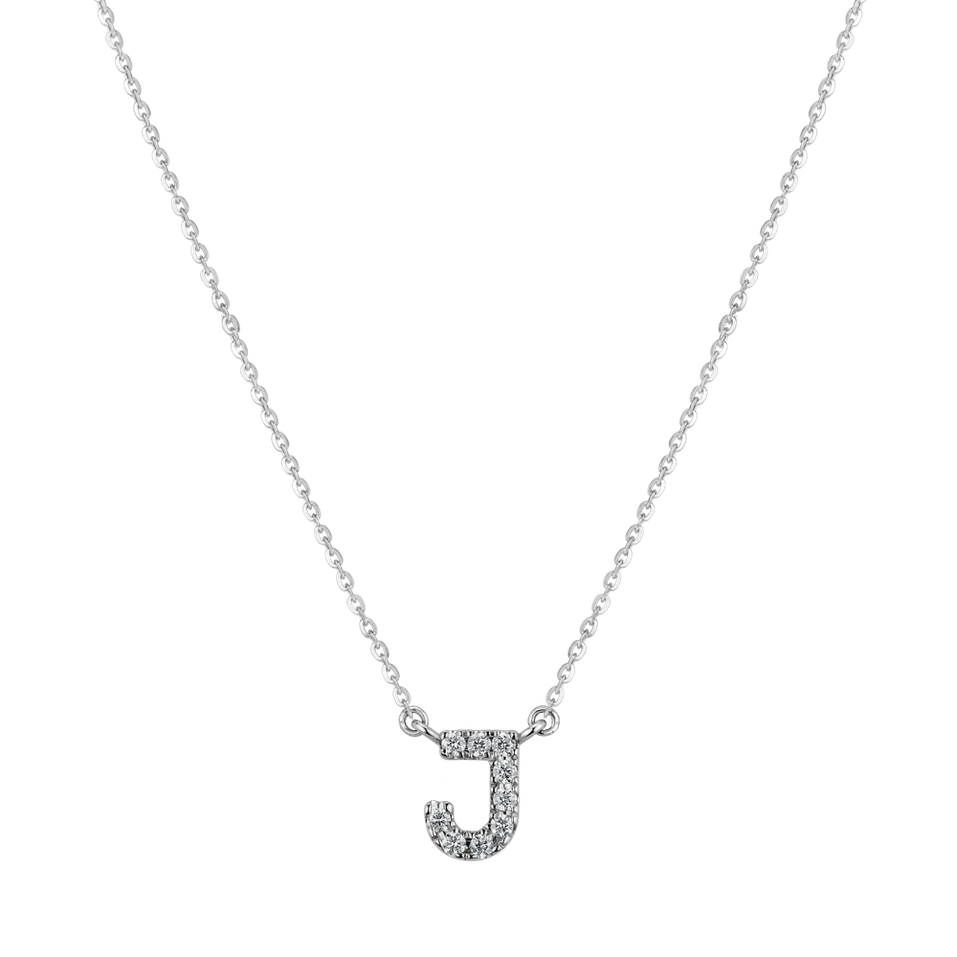 Náhrdelník s diamanty Shiny Alphabet