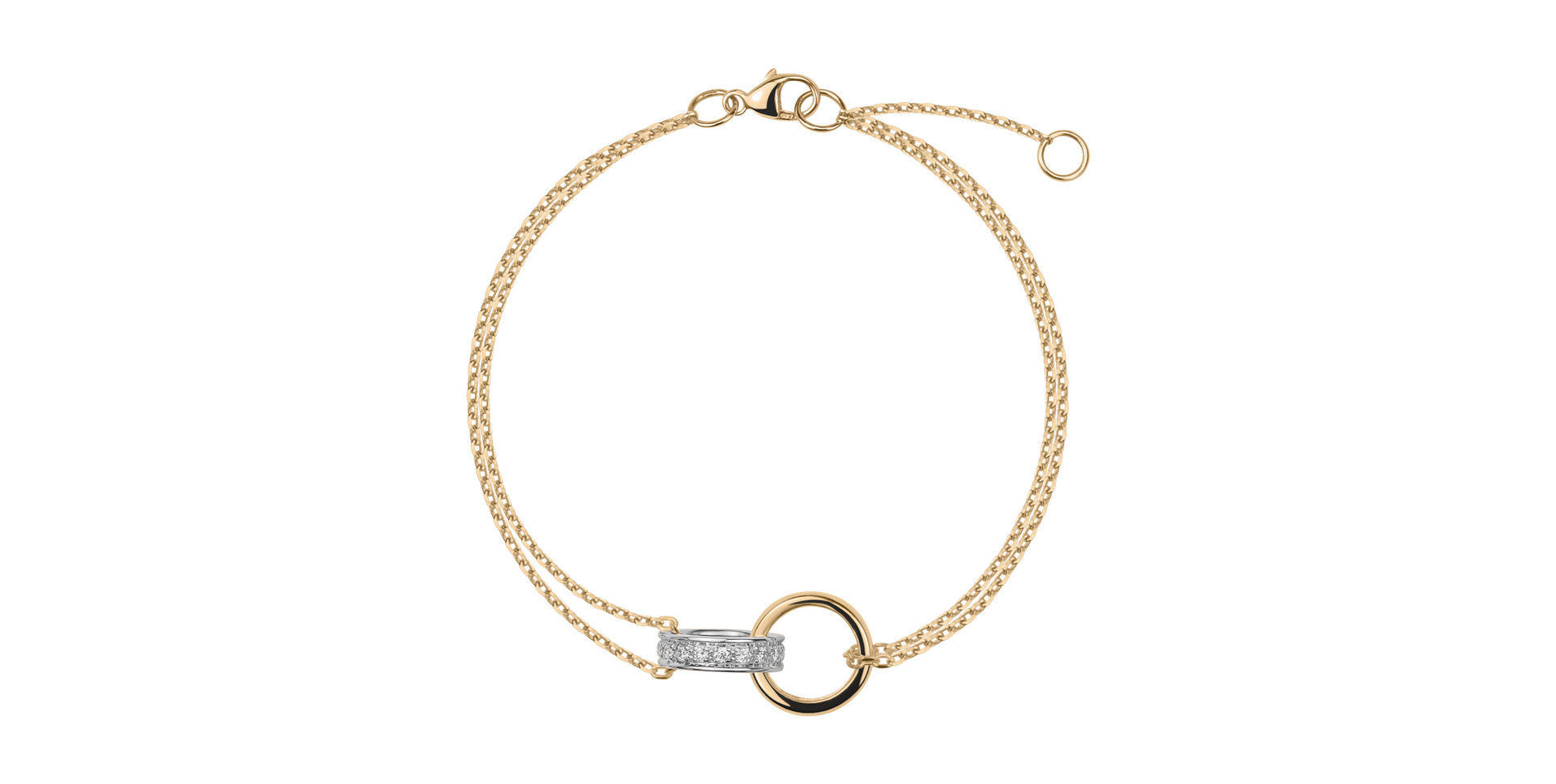 Náramek s diamanty Harmonic Bond