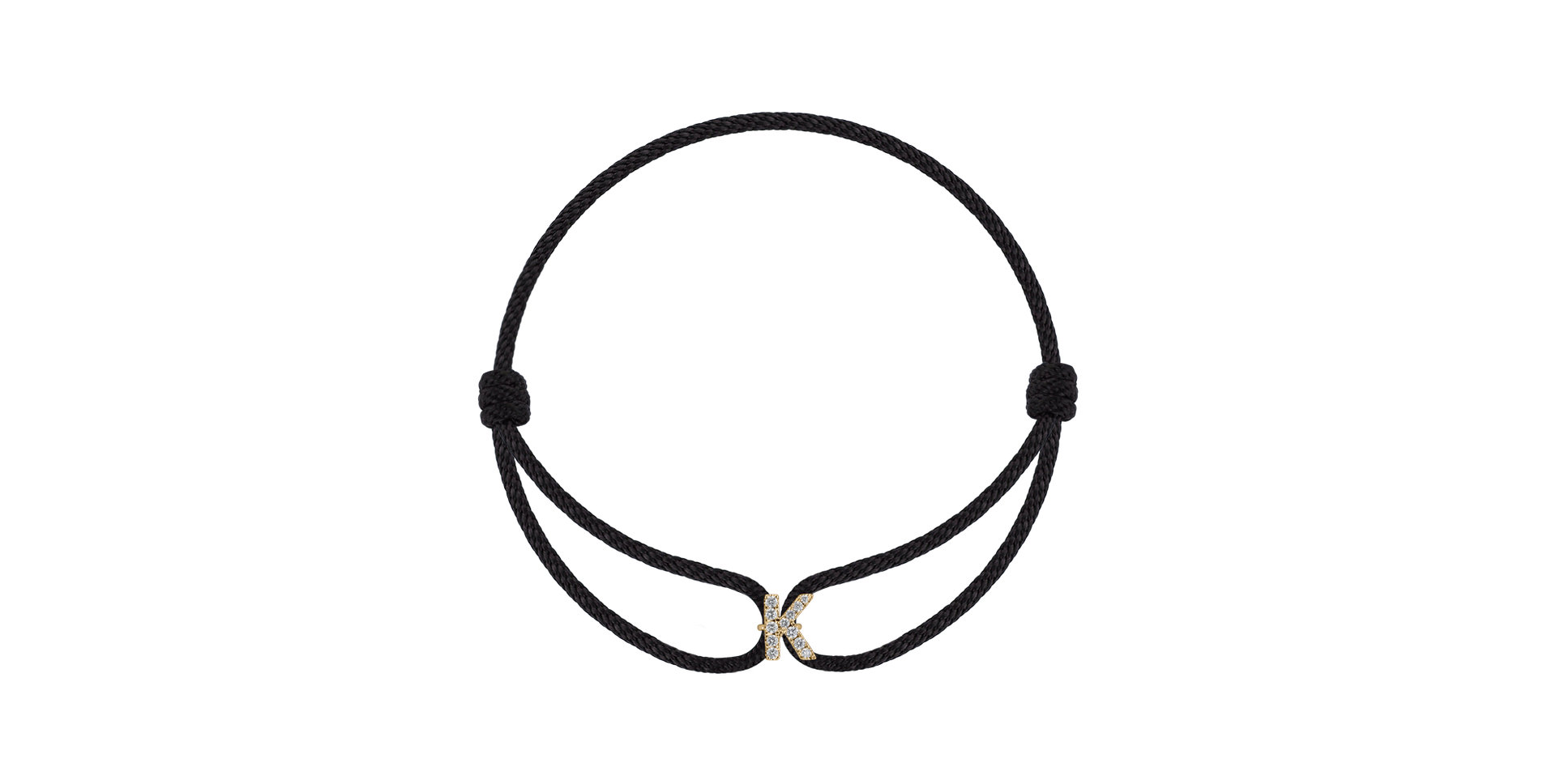 Náramek s diamanty Miracle Alphabet