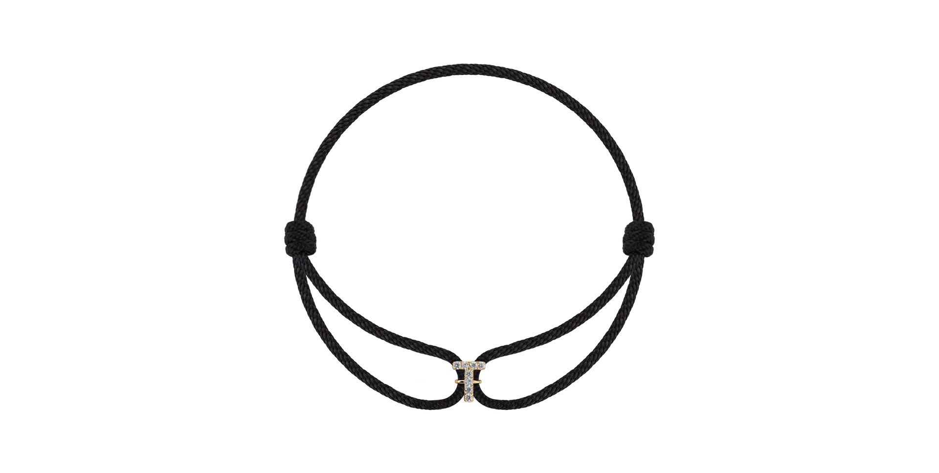 Náramek s diamanty Miracle Alphabet