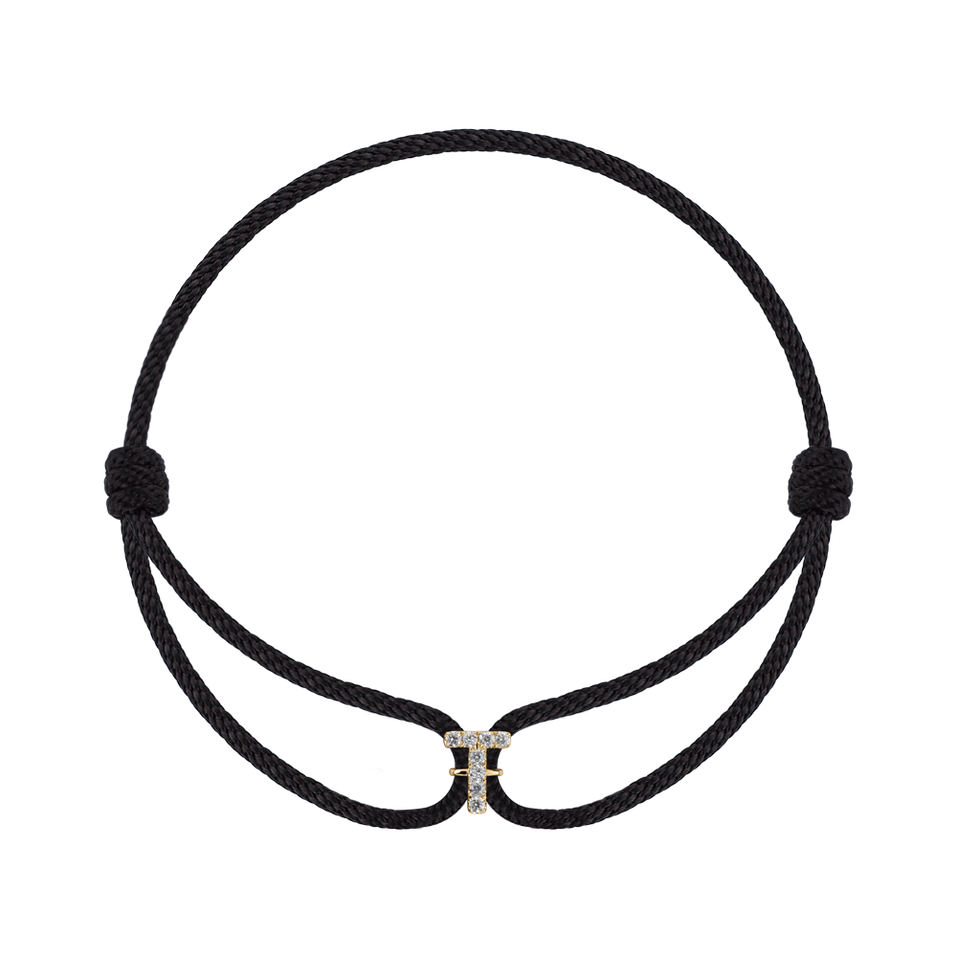 Náramek s diamanty Miracle Alphabet