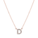Náhrdelník s diamanty Shiny Alphabet1