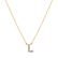 Náhrdelník s diamantem Shiny Alphabet2