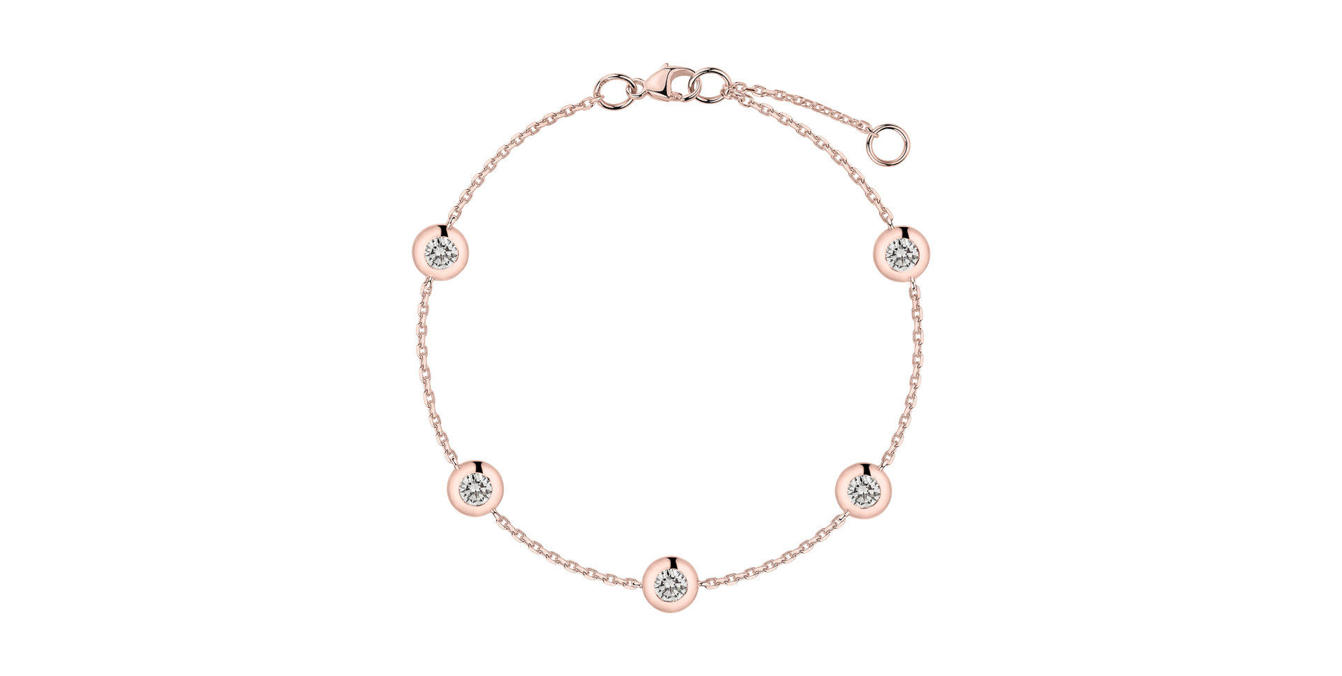 Náramek s diamanty Sparkling Dot