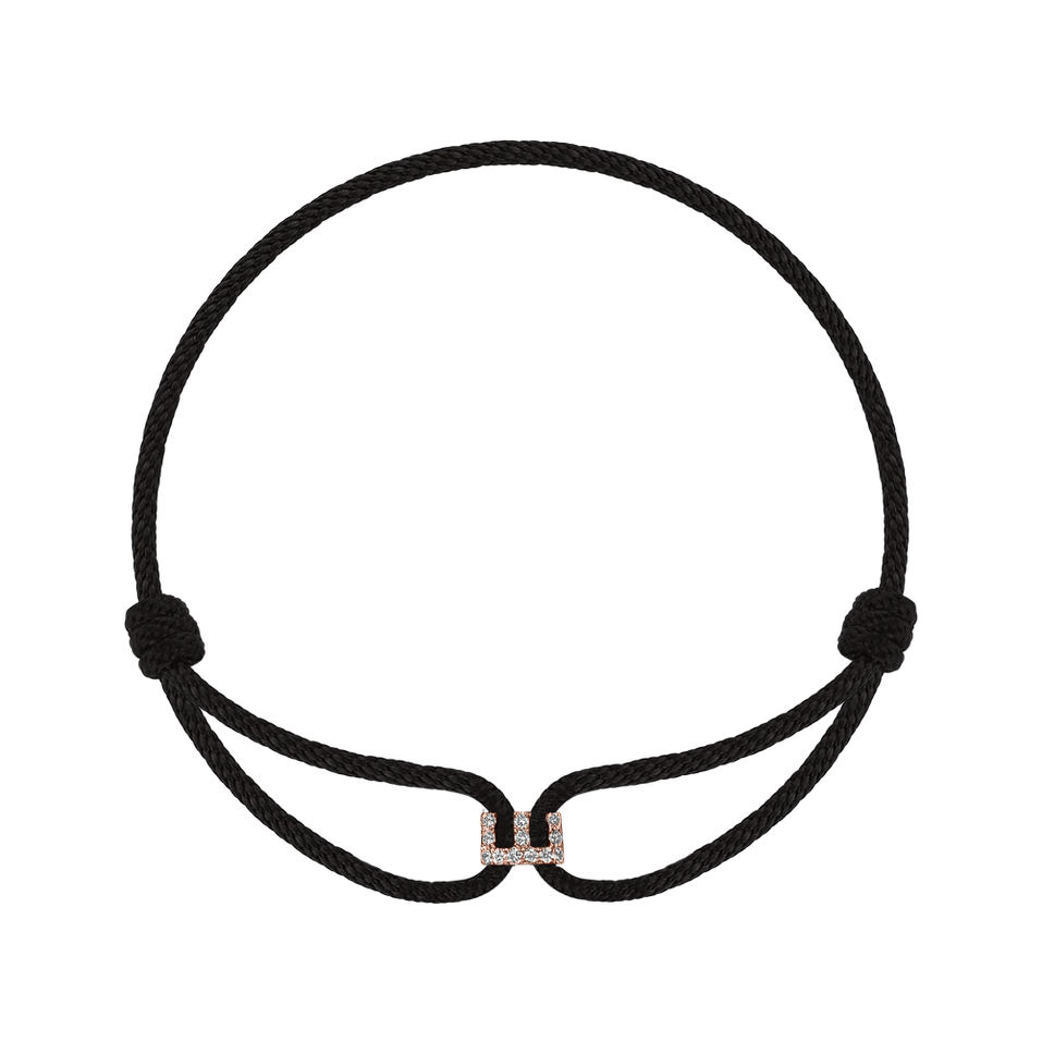 Náramek s diamanty Alphabet Delight