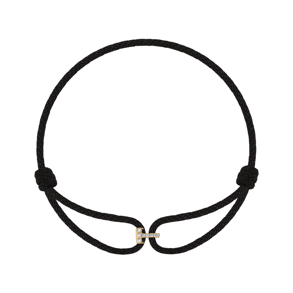 Náramek s diamanty Alphabeth Delight