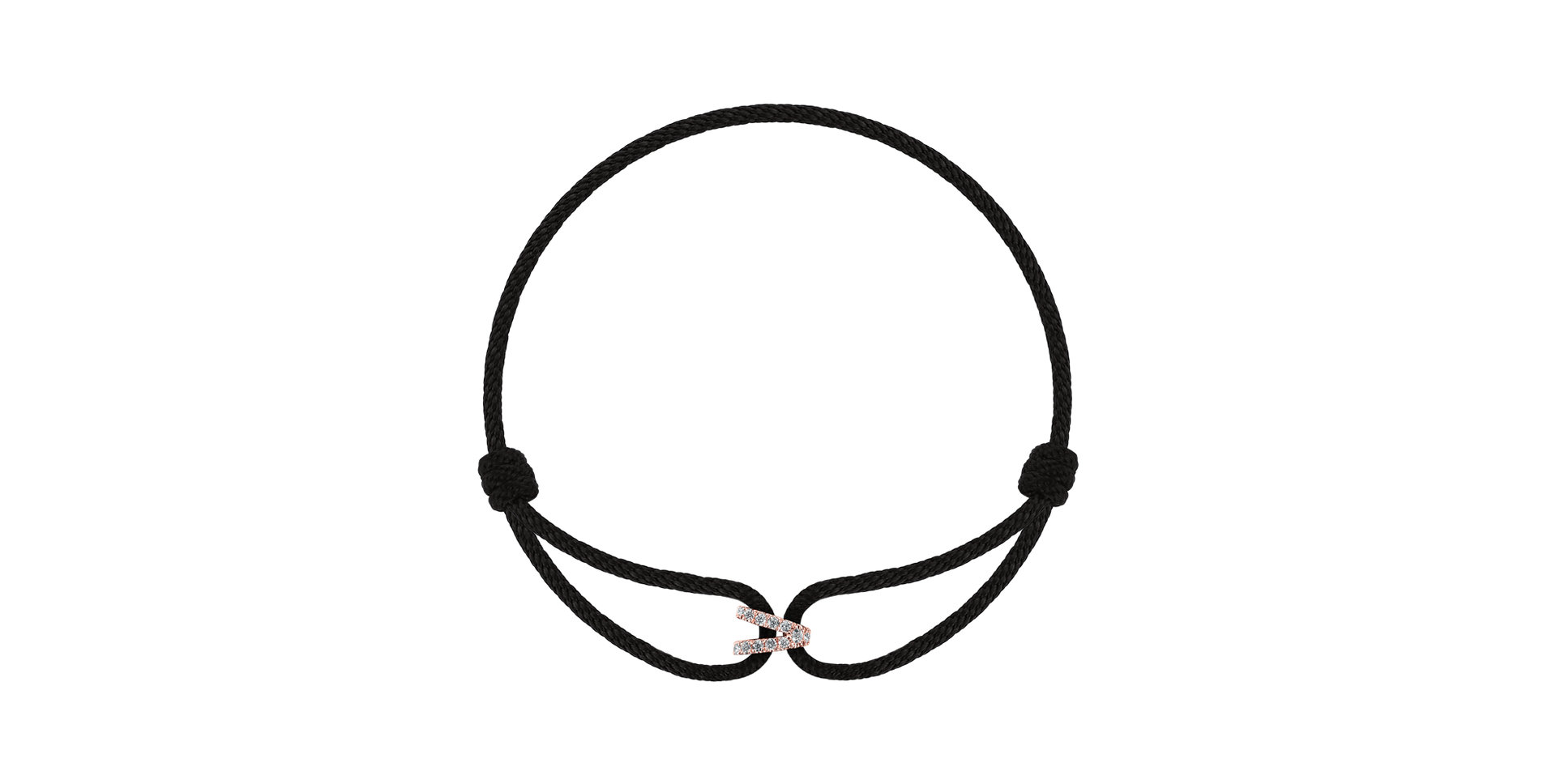 Náramek s diamanty Alphabet Delight