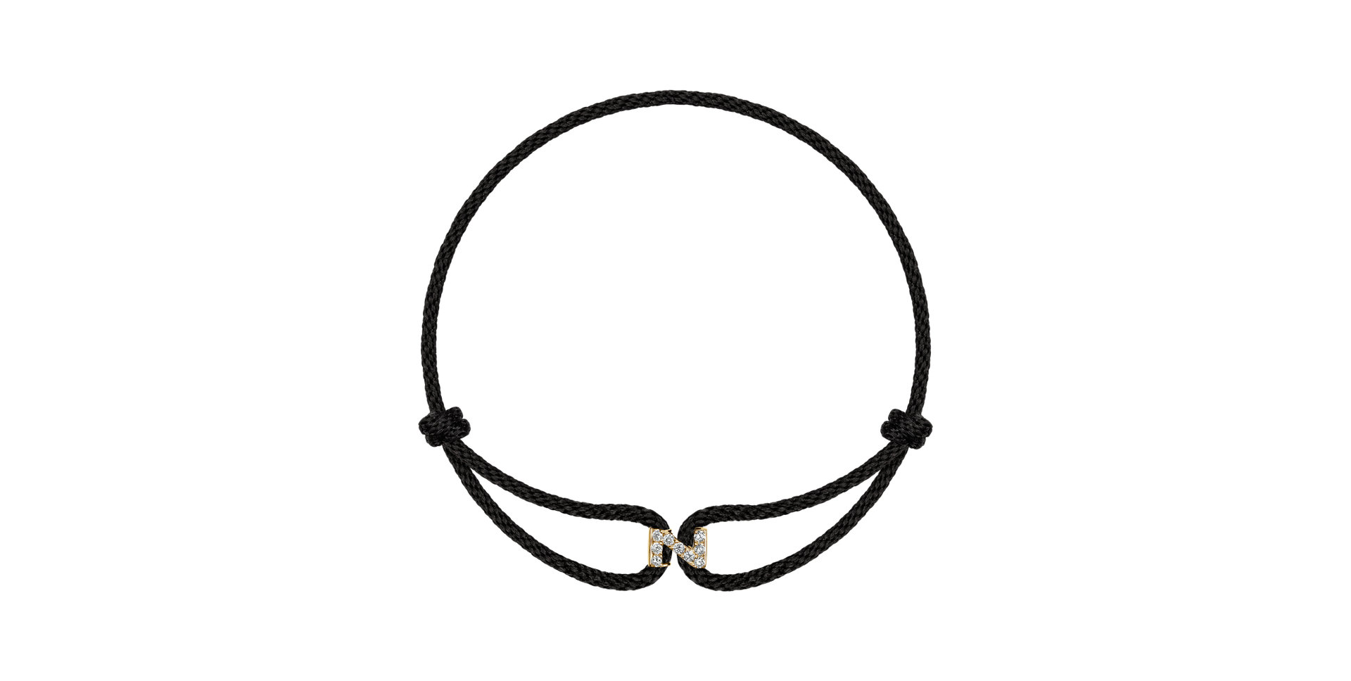 Náramek s diamanty Alphabet Delight