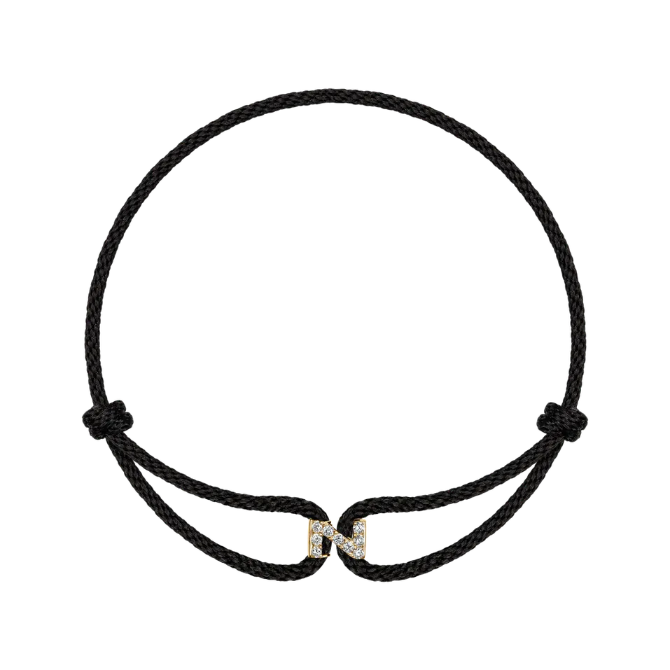 Náramek s diamanty Alphabet Delight