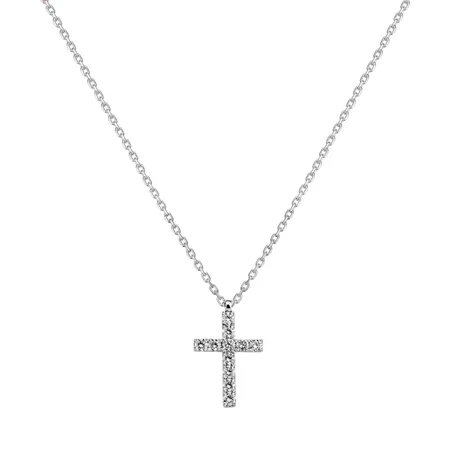Náhrdelník s diamanty Radiant Faith