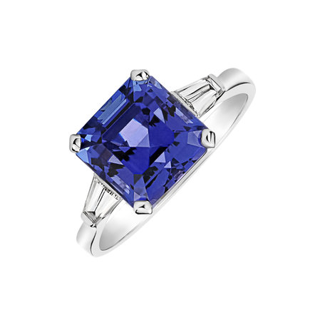 Prsten s tanzanitem a diamanty Coronation Destiny