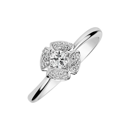 Prsten s diamanty Purity Petal