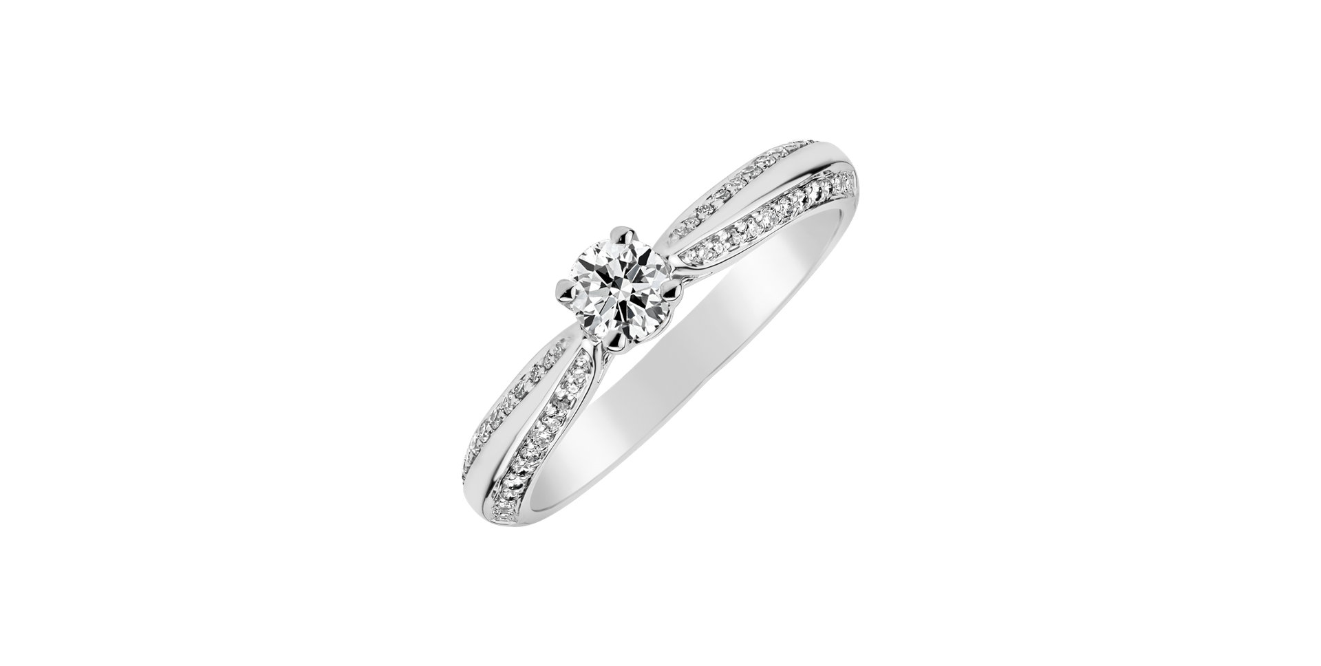 Prsten s diamanty Love Ray