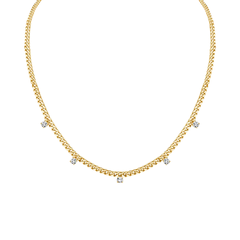 Náhrdelník s diamanty Weight of Wealth