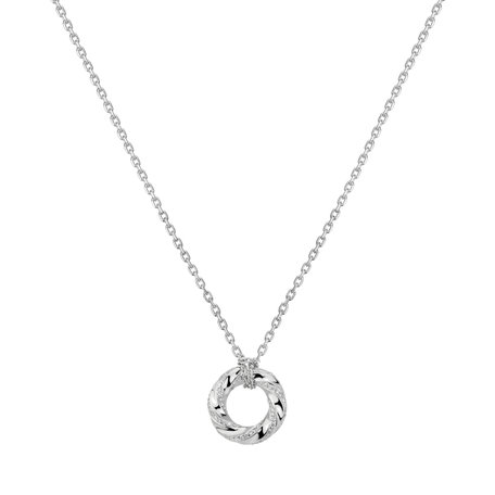 Náhrdelník s diamanty Shining Circle