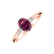 Prsten s diamanty a rhodolitem Elysandria2