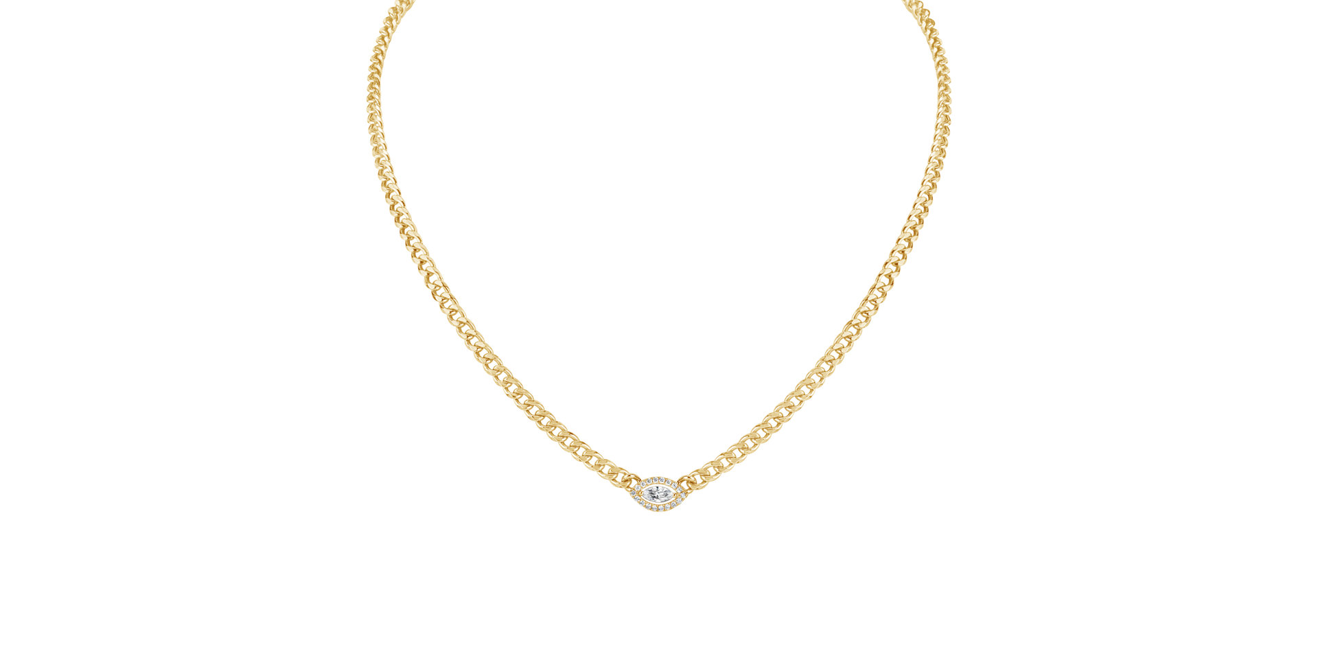 Náhrdelník s diamanty Carissa