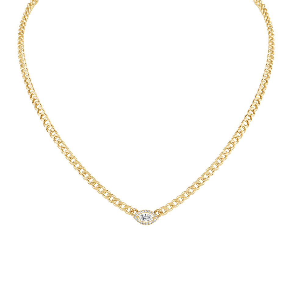 Náhrdelník s diamanty Carissa