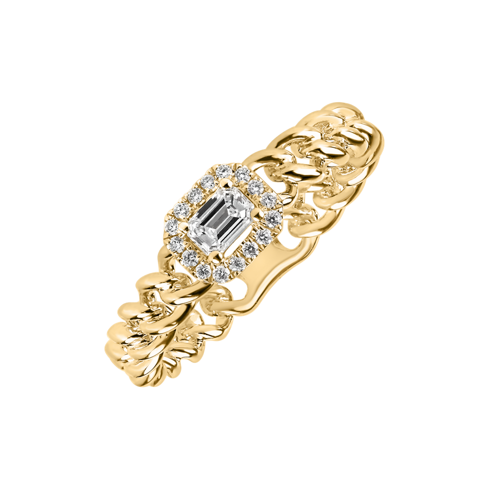 Prsten s diamanty Icy Fantasy